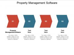 Property management software ppt powerpoint presentation outline brochure cpb