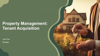 Property Management Tenant Acquisition And Retention PPT Graphics AT