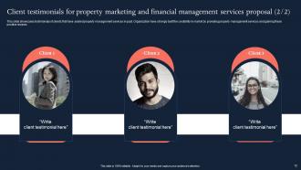 Property Marketing And Financial Management Services Proposal Powerpoint Presentation Slides Attractive Multipurpose