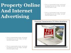 Property online and internet advertising ppt slide template