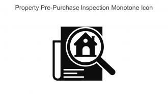 Property Pre Purchase Inspection Monotone Icon In Powerpoint Pptx Png And Editable Eps Format