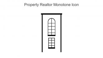 Property Realtor Monotone Icon In Powerpoint Pptx Png And Editable Eps Format