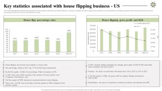 Property Redevelopment Business Plan Key Statistics Associated With House Flipping Us BP SS