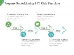 Property repositioning ppt slide template