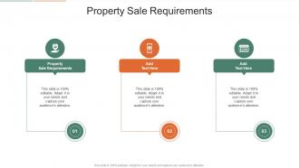 Property Sale Requirements In Powerpoint And Google Slides Cpb