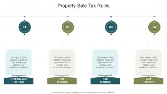 Property Sale Tax Rules In Powerpoint And Google Slides Cpb