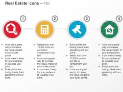Property search calculation financial stability ppt icons graphics