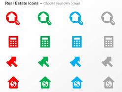 Property search calculation financial stability ppt icons graphics
