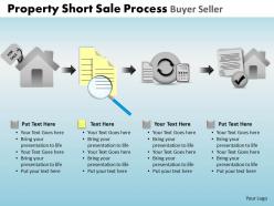 Property short sale process buyer seller powerpoint slides and ppt templates db