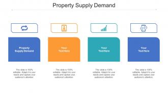Property supply demand ppt powerpoint presentation model outline cpb