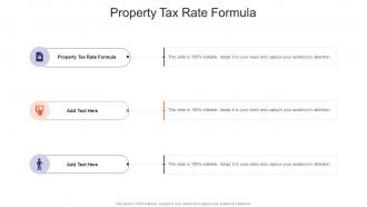 Property Tax Rate Formula In Powerpoint And Google Slides Cpb