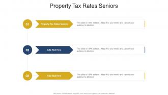 Property Tax Rates Seniors In Powerpoint And Google Slides Cpb