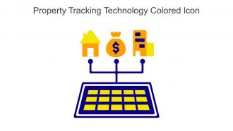 Property Tracking Technology Colored Icon In Powerpoint Pptx Png And Editable Eps Format