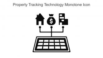 Property Tracking Technology Monotone Icon In Powerpoint Pptx Png And Editable Eps Format