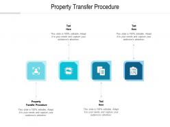 Property transfer procedure ppt powerpoint presentation show gallery cpb
