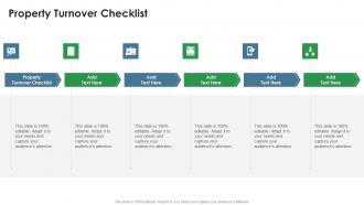 Property Turnover Checklist In Powerpoint And Google Slides Cpb