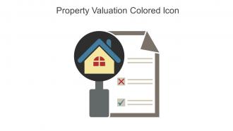 Property Valuation Colored Icon In Powerpoint Pptx Png And Editable Eps Format