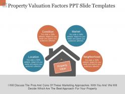 Property valuation factors ppt slide templates