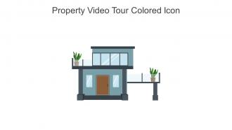 Property Video Tour Colored Icon In Powerpoint Pptx Png And Editable Eps Format