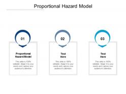 Proportional hazard model ppt powerpoint presentation summary slide portrait cpb