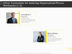 Proposal for analyzing organizational process bottlenecks powerpoint presentation slides