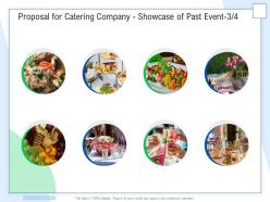 Proposal for catering company showcase of past event l13 ppt powerpoint presentation model slide