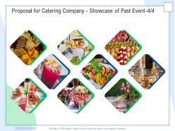 Proposal for catering company showcase of past event l14 ppt powerpoint presentation styles topics