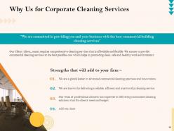 Proposal For Corporate Cleaning Services Powerpoint Presentation Slides