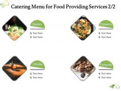 Proposal for food providing services powerpoint presentation slides