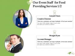 Proposal for food providing services powerpoint presentation slides
