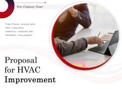 Proposal For HVAC Improvement Powerpoint Presentation Slides