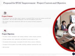 Proposal for hvac improvement powerpoint presentation slides