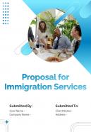 Proposal For Immigration Services Report Sample Example Document