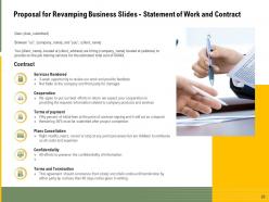 Proposal For Revamping Business Slides Powerpoint Presentation Slides