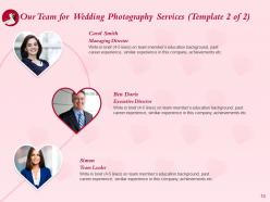 Proposal for wedding photography services powerpoint presentation slides