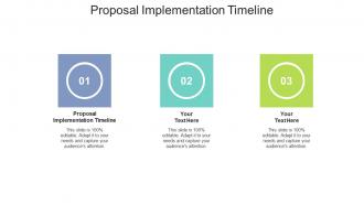 Proposal implementation timeline ppt powerpoint presentation styles graphics template cpb