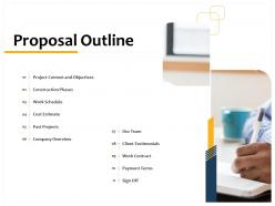 Proposal Outline L1501 Ppt Powerpoint Presentation Diagrams