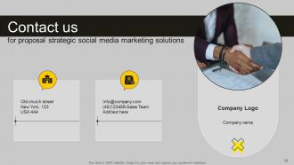 Proposal Strategic Social Media Marketing Solutions Powerpoint Presentation Slides Multipurpose Graphical