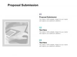 Proposal submission ppt powerpoint presentation model shapes cpb