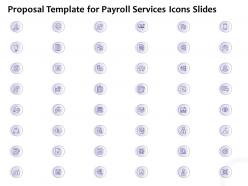 Proposal template for payroll services icons slides l1219 ppt slides