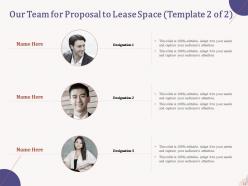 Proposal To Lease Space Template Powerpoint Presentation Slides