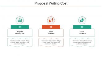 Proposal Writing Cost Ppt Powerpoint Presentation Show Master Slide Cpb