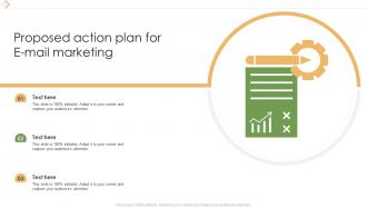 Proposed Action Plan For Email Marketing