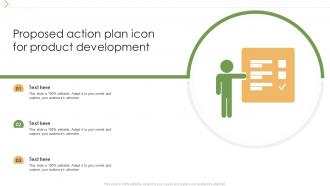 Proposed Action Plan Icon For Product Development