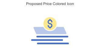 Proposed Price Colored Icon In Powerpoint Pptx Png And Editable Eps Format