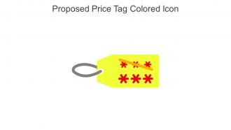 Proposed Price Tag Colored Icon In Powerpoint Pptx Png And Editable Eps Format
