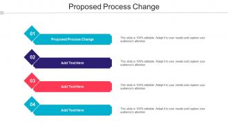 Proposed Process Change Ppt Powerpoint Presentation Show Themes Cpb
