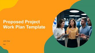 Proposed Project Work Plan Template PPT Graphics ACP
