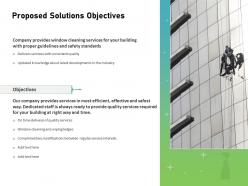 Proposed solutions objectives ppt powerpoint presentation professional gridlines