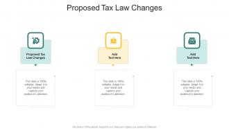 Proposed Tax Law Changes In Powerpoint And Google Slides Cpb